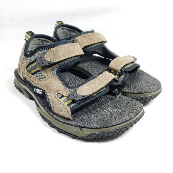 Teva Men's Size 7 Tan Leather Sports Sandals - Picture 1 of 9